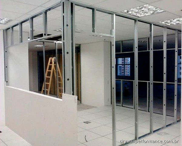 Divisória drywall comercial — São Paulo