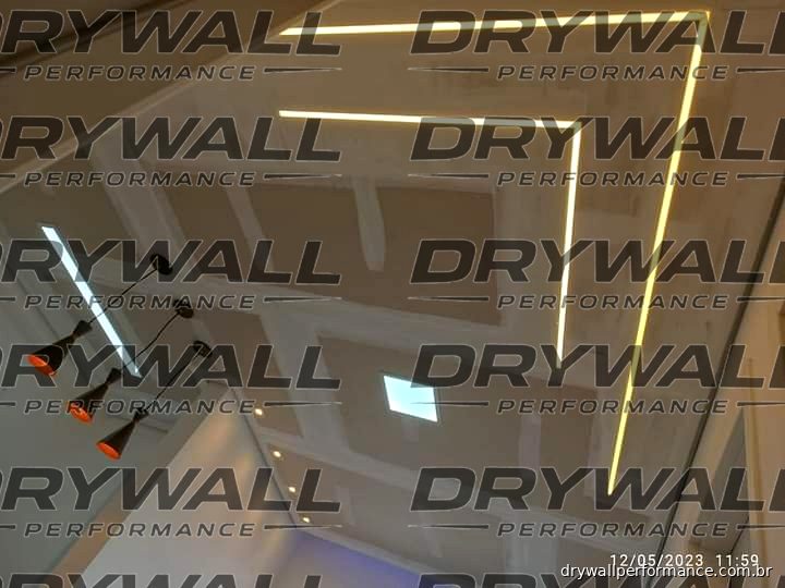 Forro drywall com LED strip — Zona Leste SP
